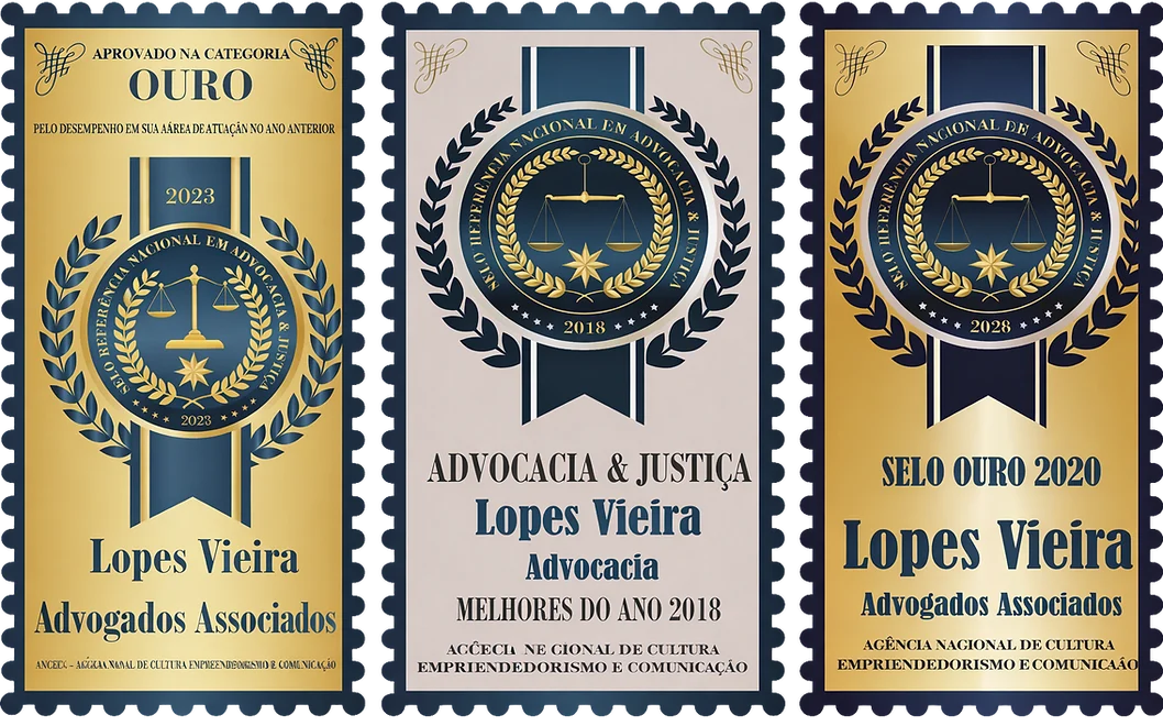 Selos de reconhecimento do Lopes Vieira de 2018, 2020 e 2023